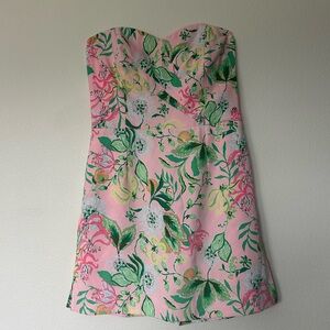 Lilly Pulitzer Kylo Strapless romper spring 2024
